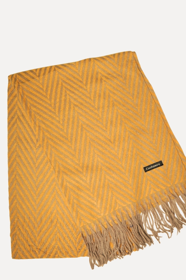 Patterned Cashmere - Dijon