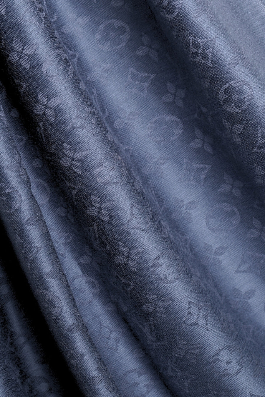 LV Cashmere Hijab -  Dull Blue