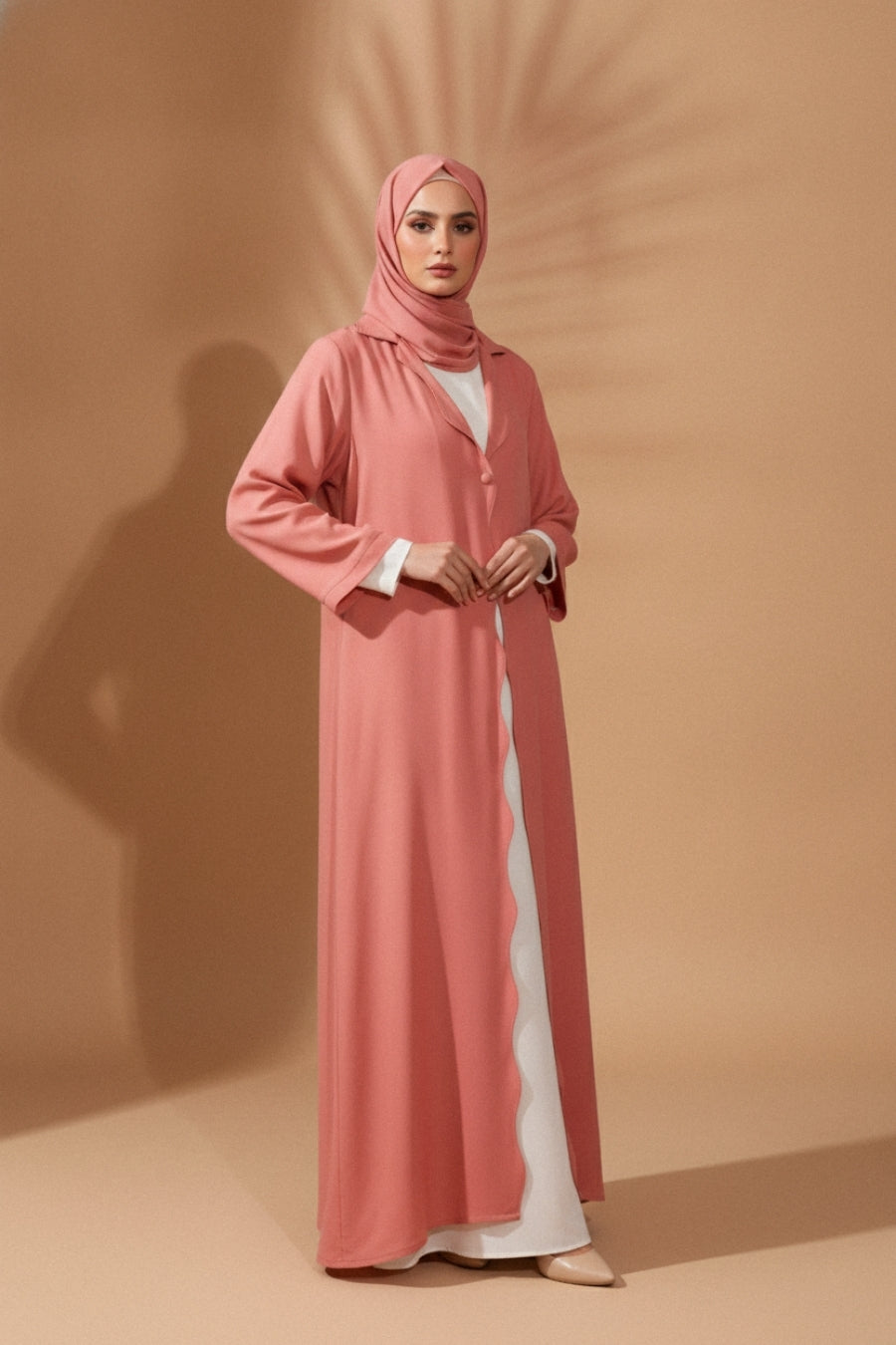 Dusty Rose Abaya