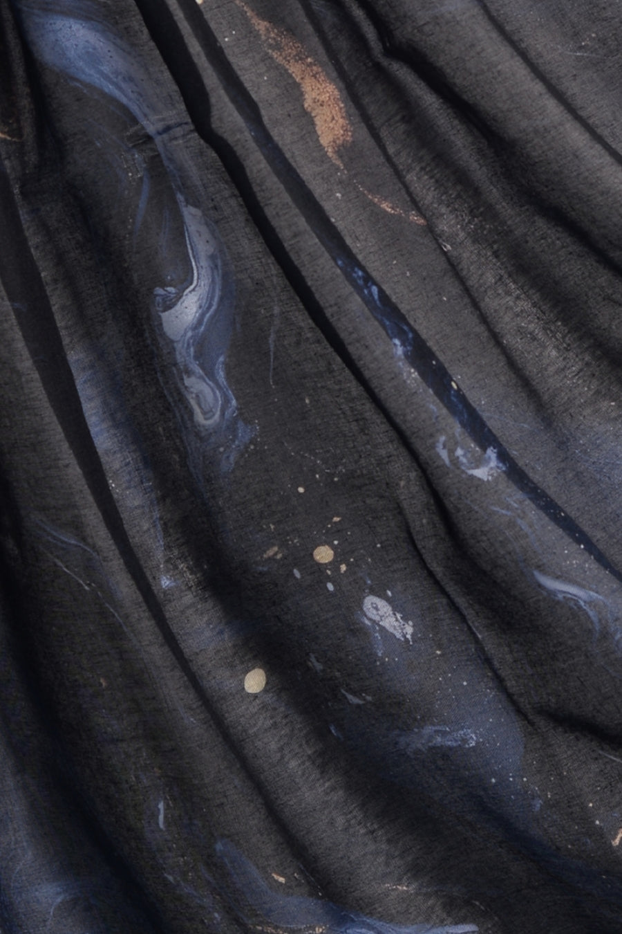 Printed Modal Hijab - Ebony