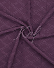 Pleated Georgette - Eggplant