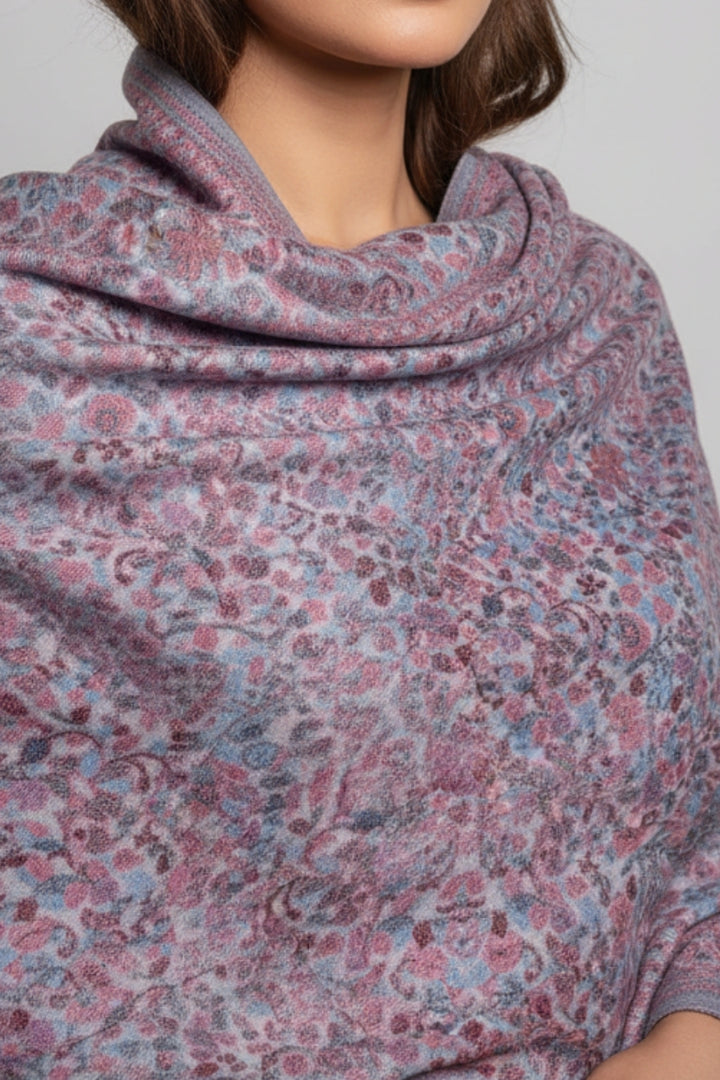 Printed Cashmere Memoir Hijab - Fabled Wraps