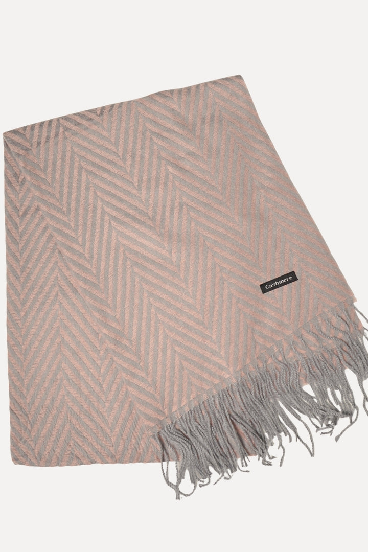 Patterned Cashmere - Flamingo