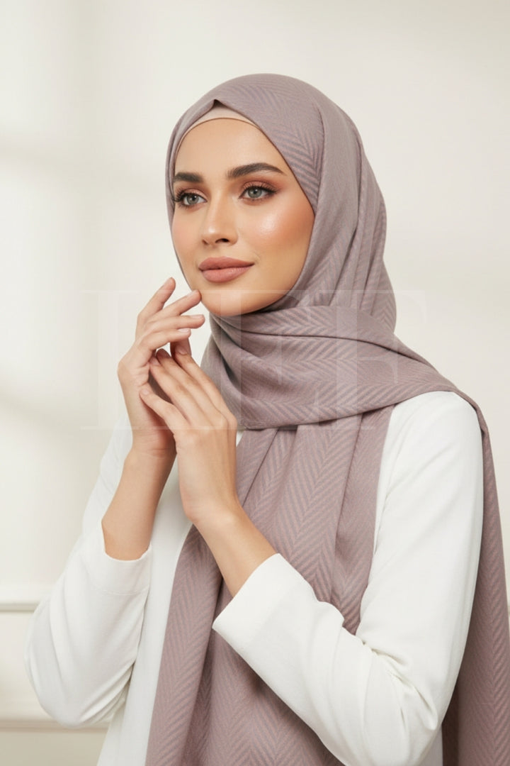 Patterned Cashmere - Flamingo