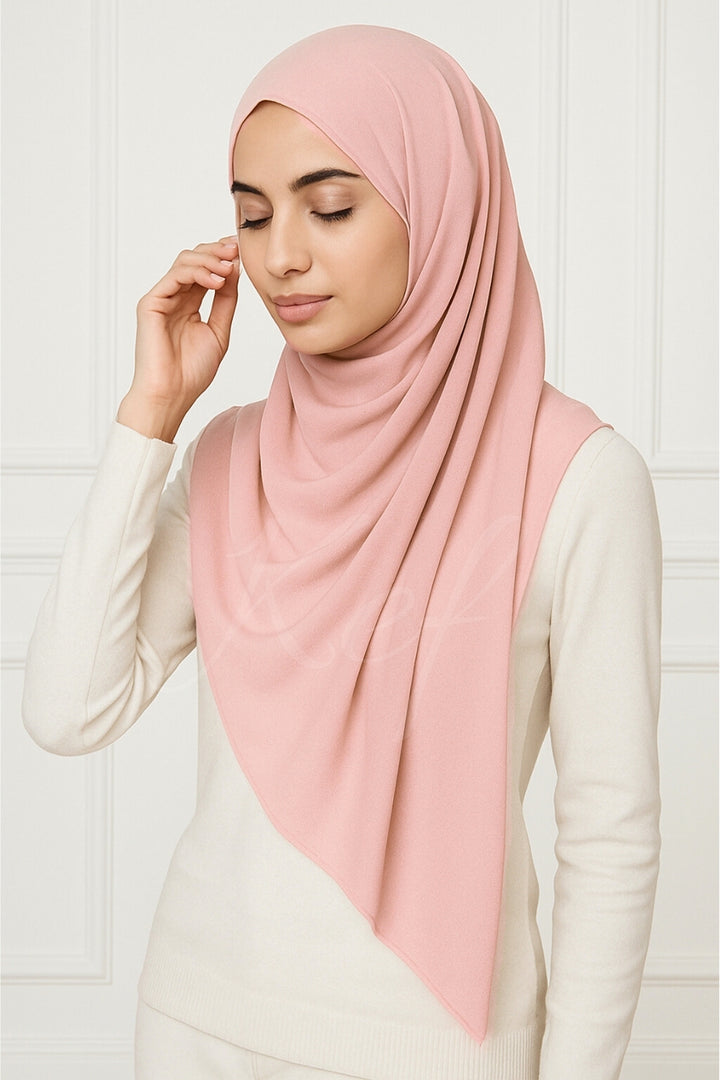 Georgette Hijab - Flamingo