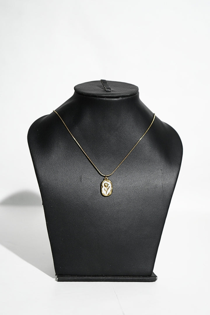 Necklace - Fleur Rose
