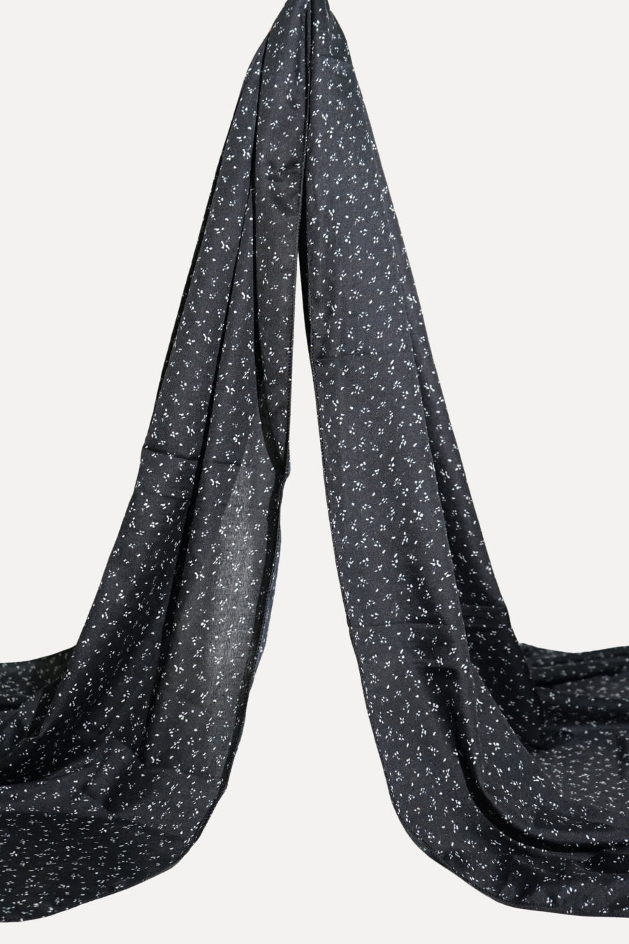Namaz Chaddar - Floral Black (Rectangle)