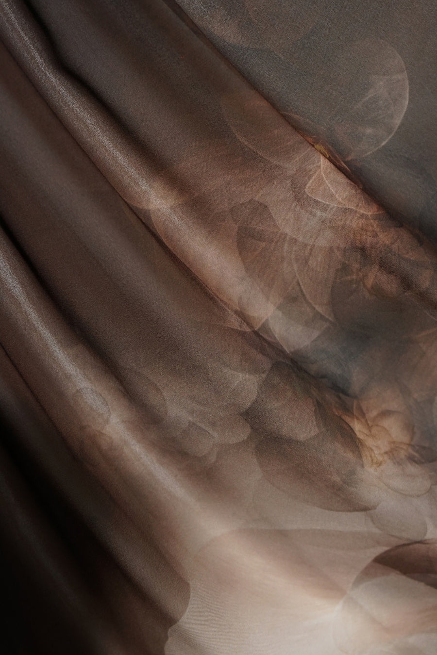 Floral Printed Chiffon Hijab - Floral Choco