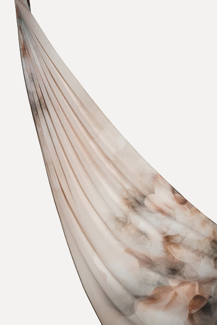 Floral Printed Chiffon Hijab - Floral Skin