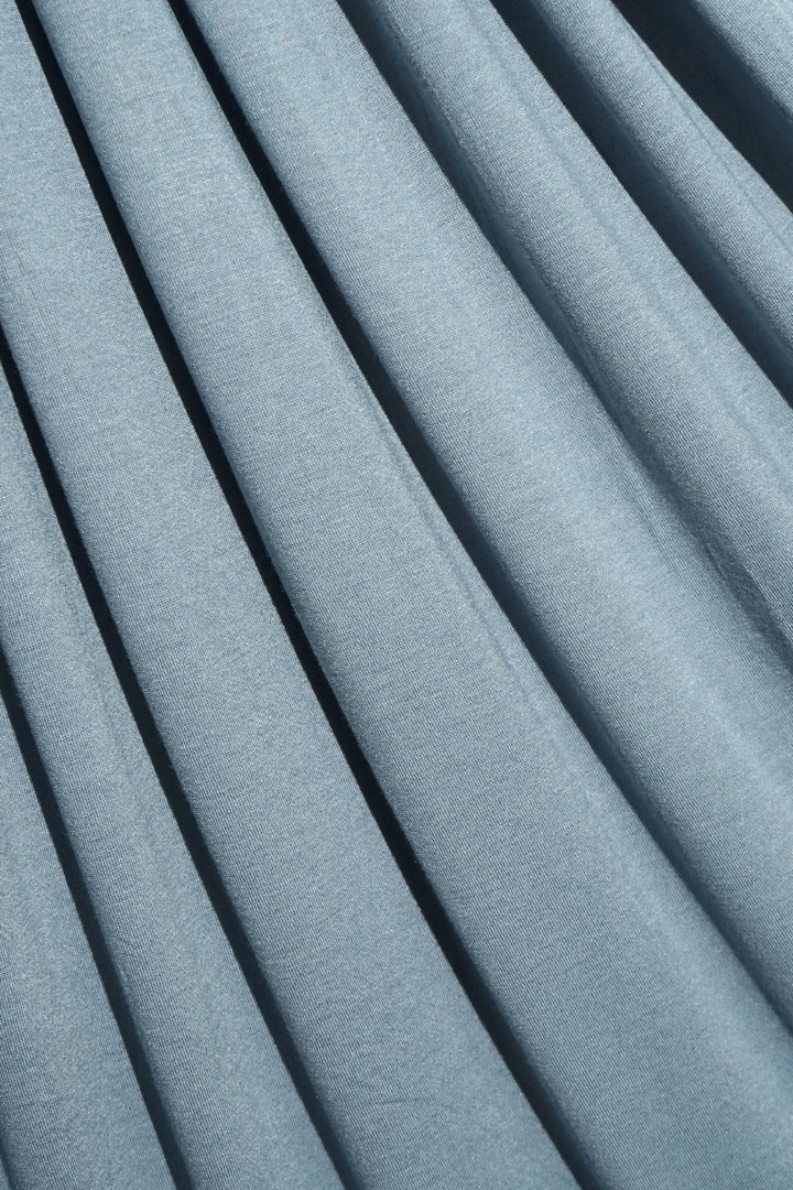 Plain Jersey Hijab - Glacier Blue