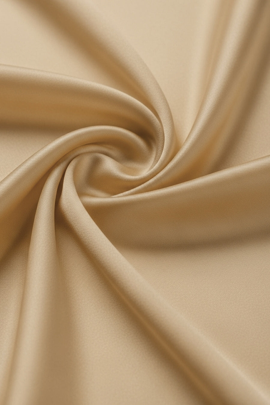 Plain Silk Hijab - Gold