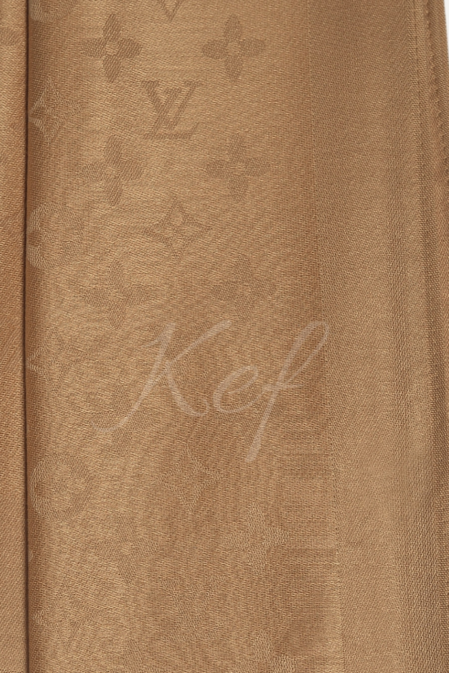 LV Cashmere Hijab -  Gold