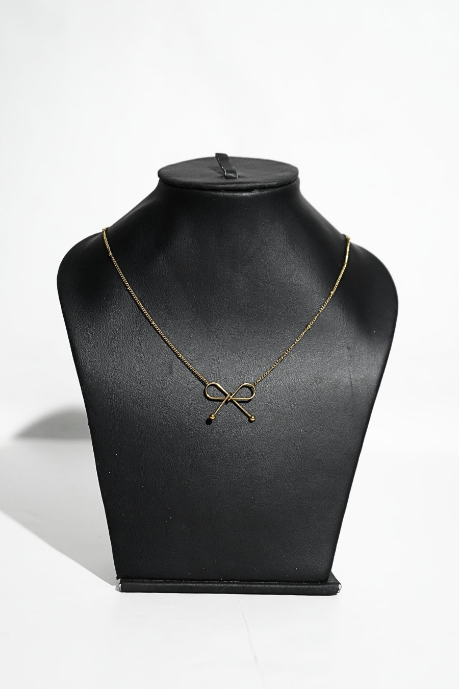 Necklace - Golden Bow