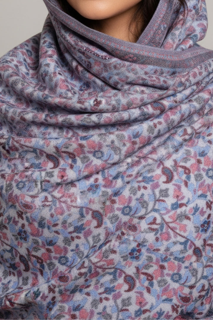 Printed Cashmere Twilight Hijab - Grace Draps