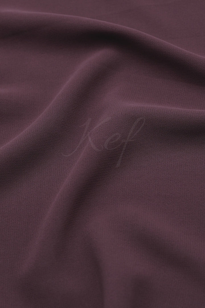Georgette Hijab - Grape