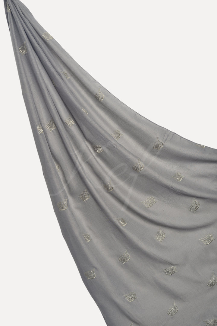 Ovate Lawn Hijab - Grey