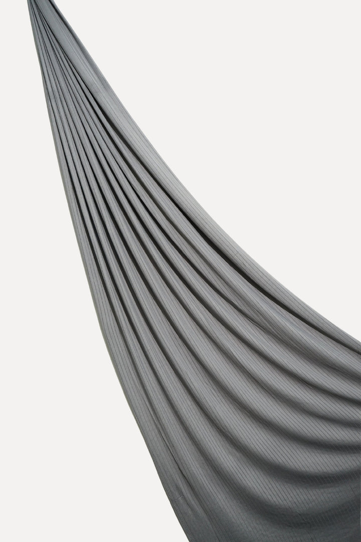 Linear Rib Jersey - Grey