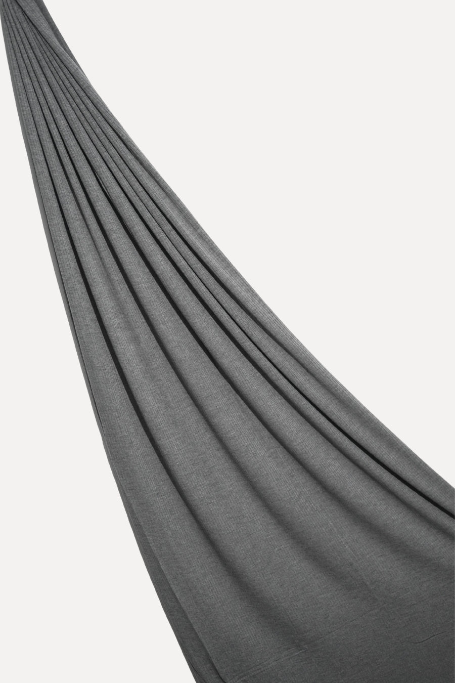 Ribbed Jersey Hijab - Grey