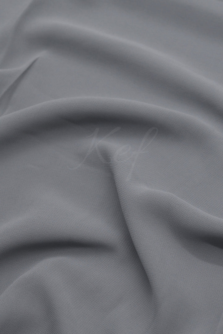 Georgette Hijab - Grey