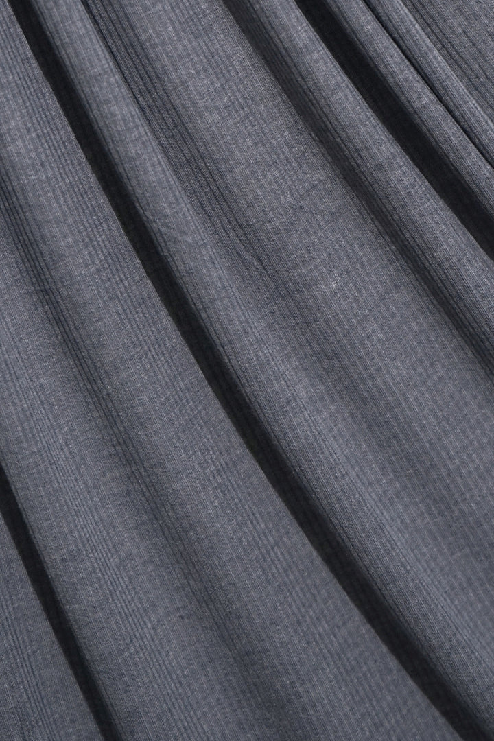 Textured Rib Jersey Hijab - Grey