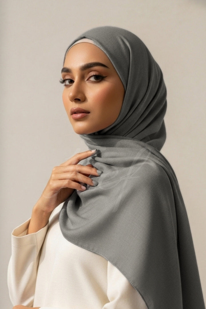 Modal Hijab - Grey