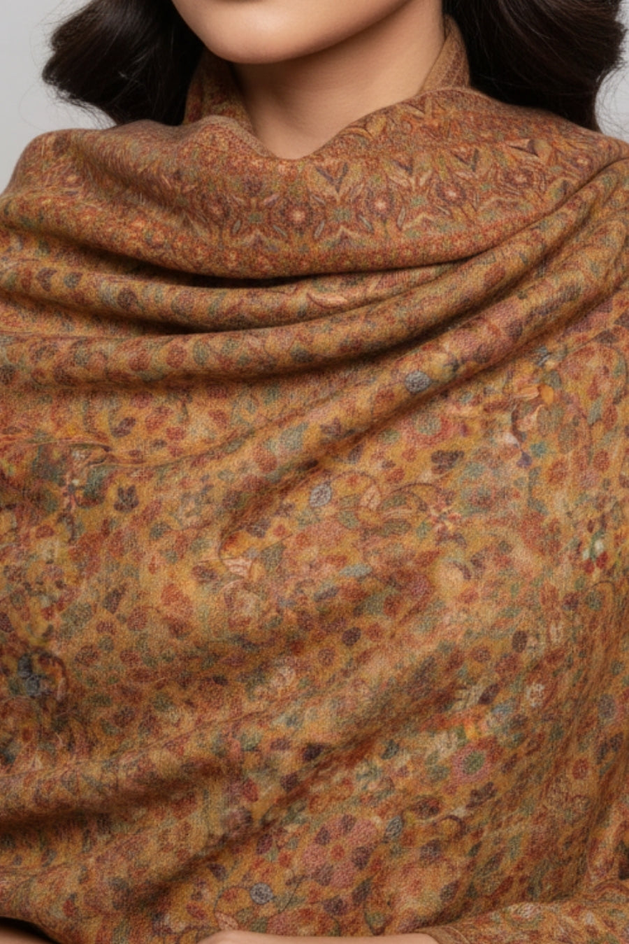 Printed Cashmere Memoir Hijab - Havan In Patterns