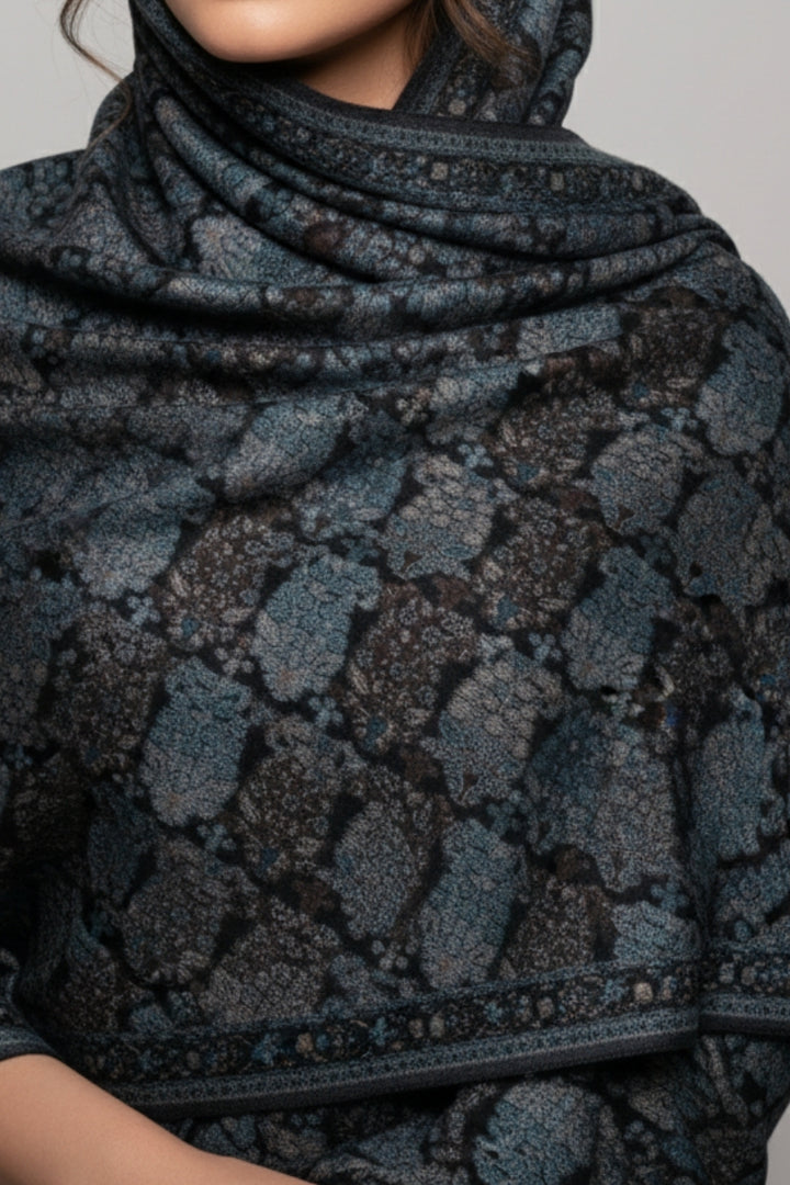 Printed Cashmere Echo Hijab - Haze Prints