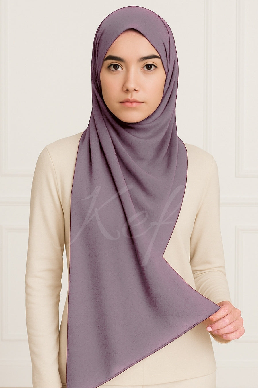 Georgette Hijab - Heather