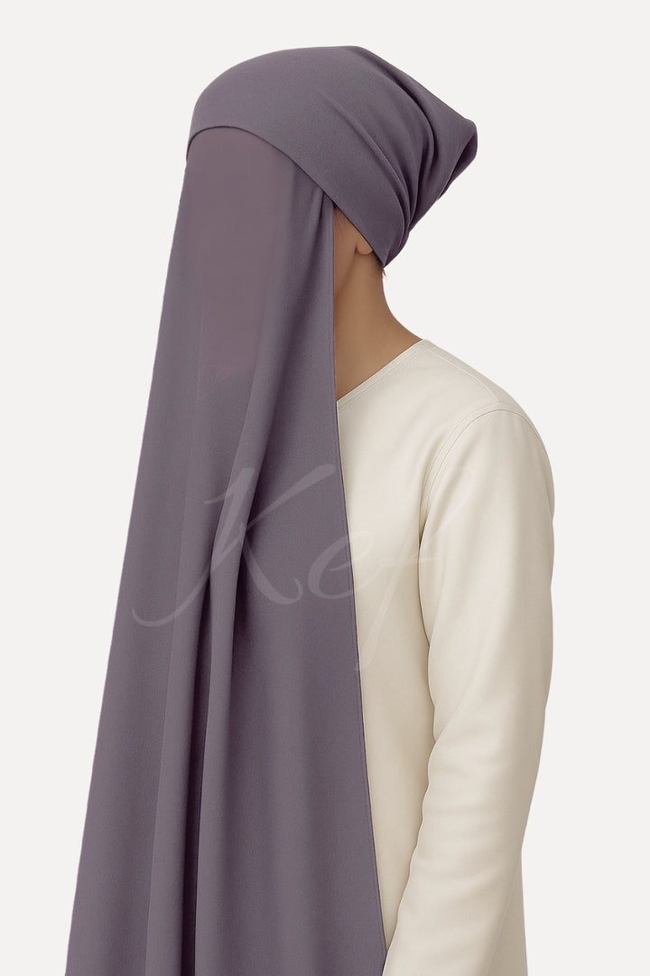 Instant Georgette with Cap - Heather
