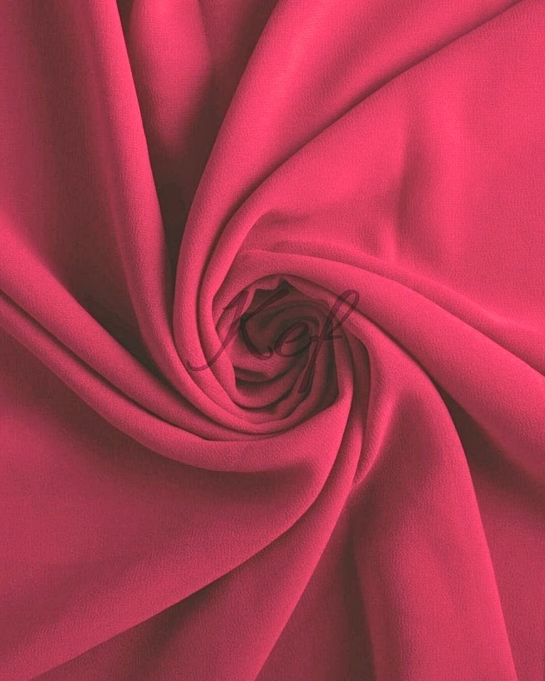 Georgette Hijab - Hot Pink