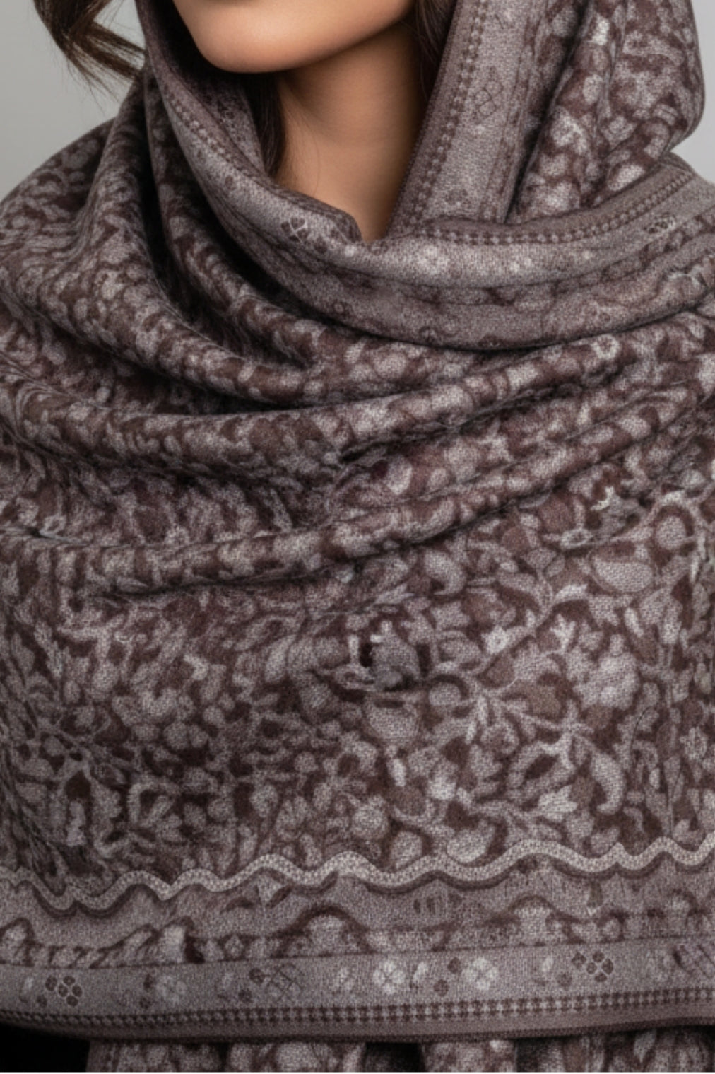Printed Cashmere Twilight Hijab - Huescape