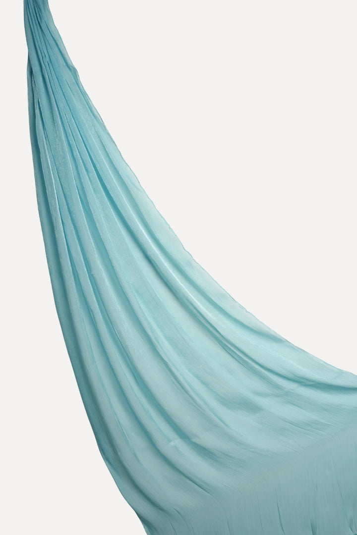 Luxe Chiffon Hijab - Ice Blue