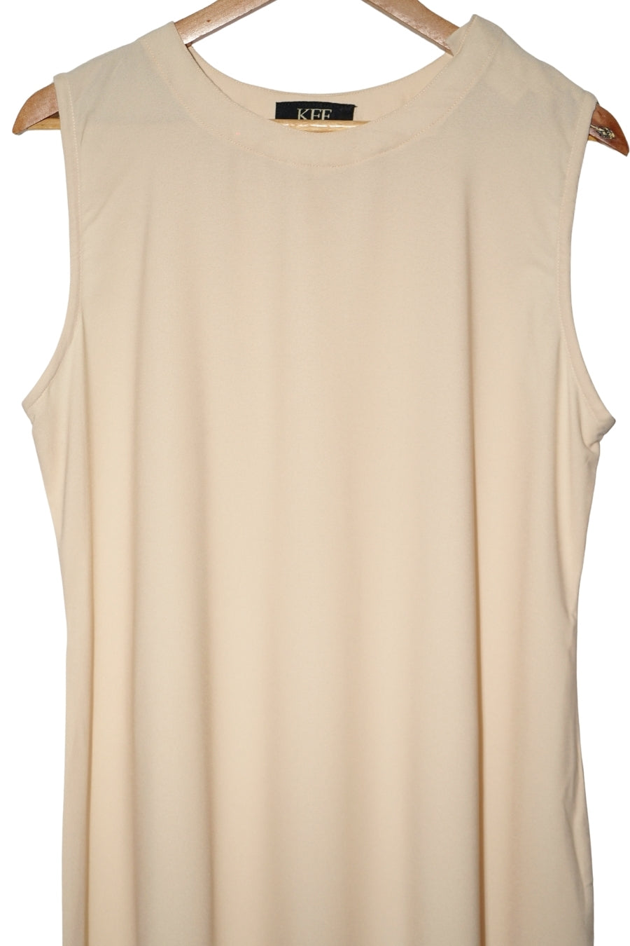 Abaya Inner Cream  ( Sleeveless )