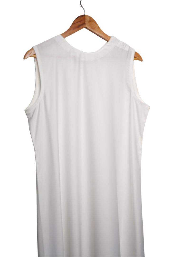 Abaya Inner White  ( Sleeveless )
