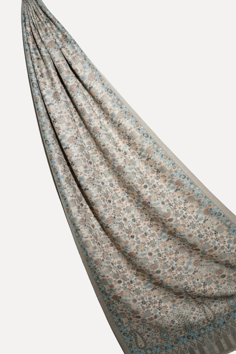 Printed Cashmere Legacy Hijab - Ivory