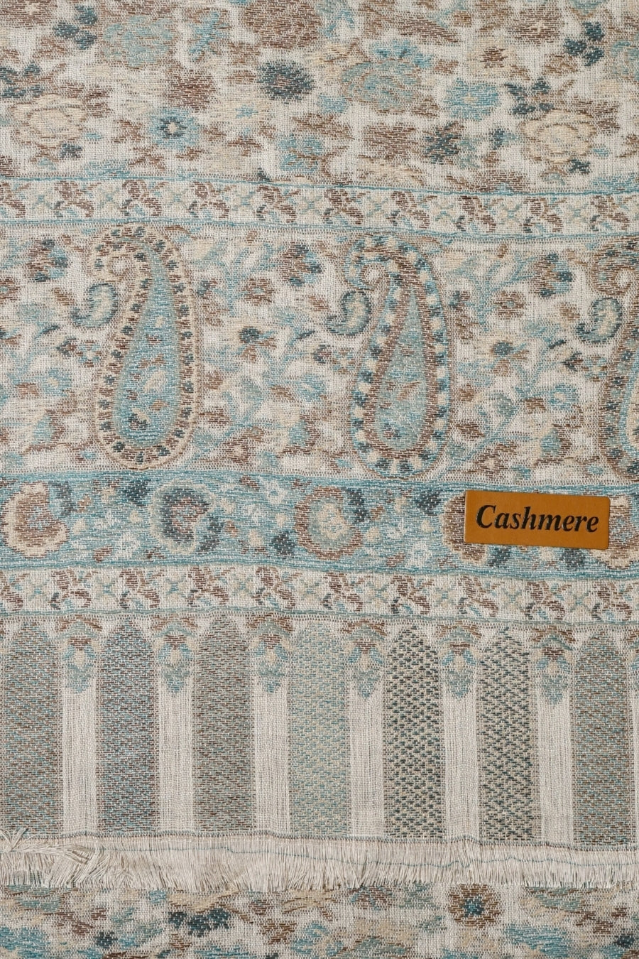 Printed Cashmere Legacy Hijab - Ivory