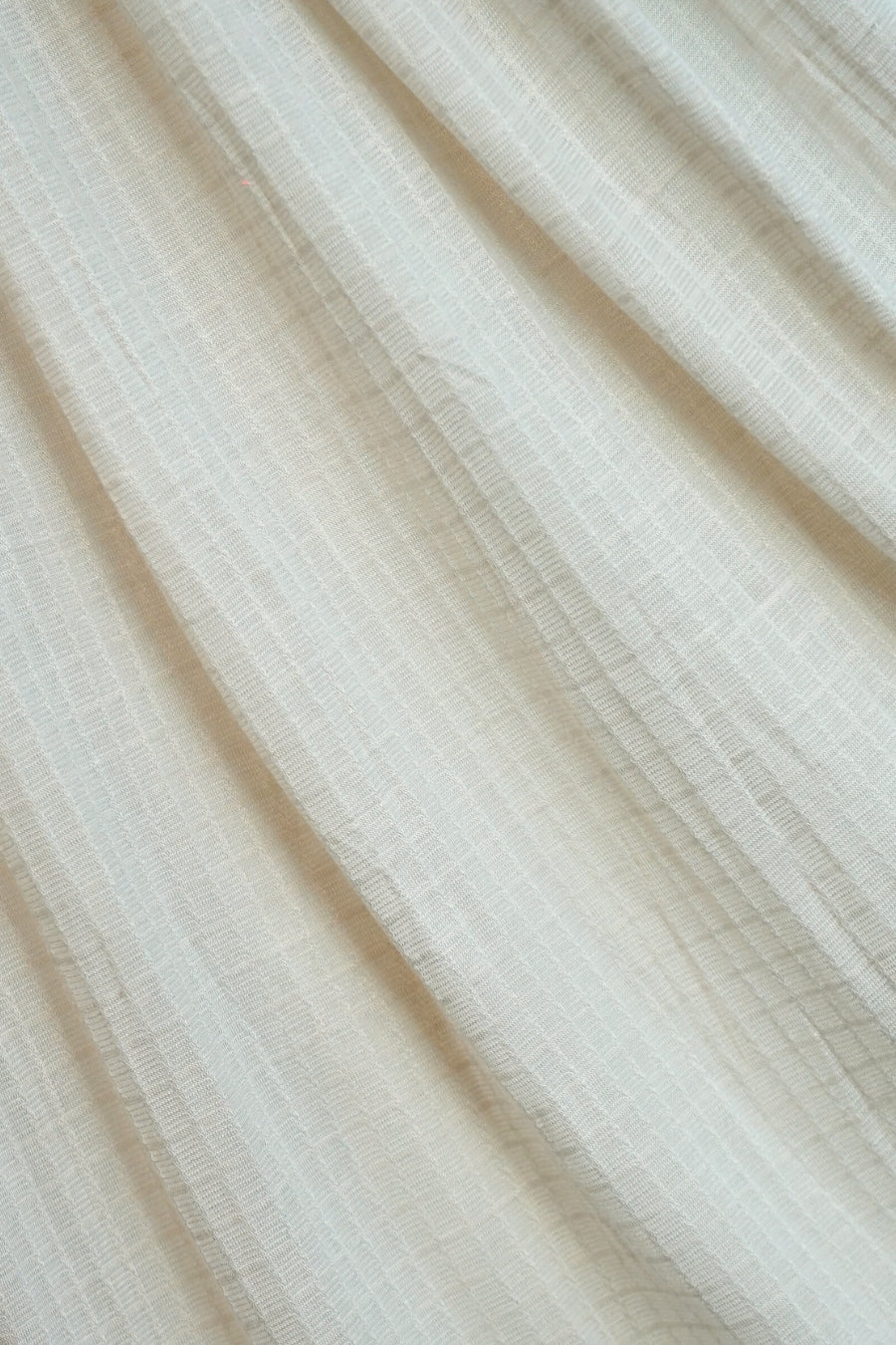 Checkered Jersey Hijab - Ivory