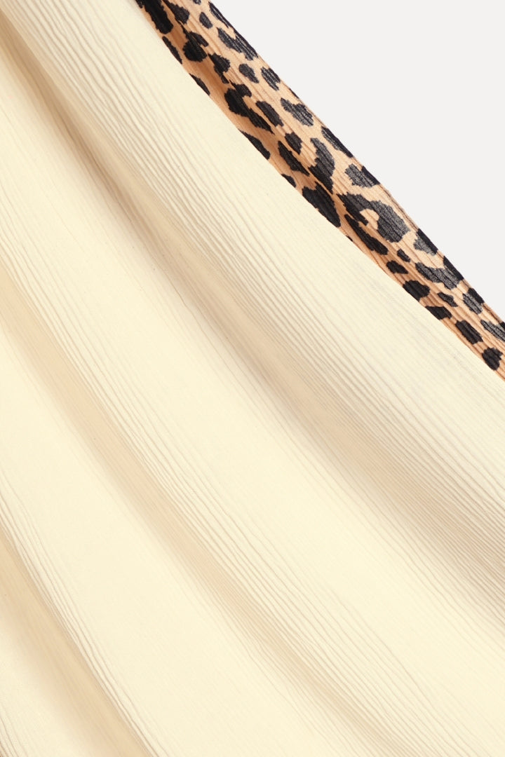 Pleated Crinkle Hijab - Ivory