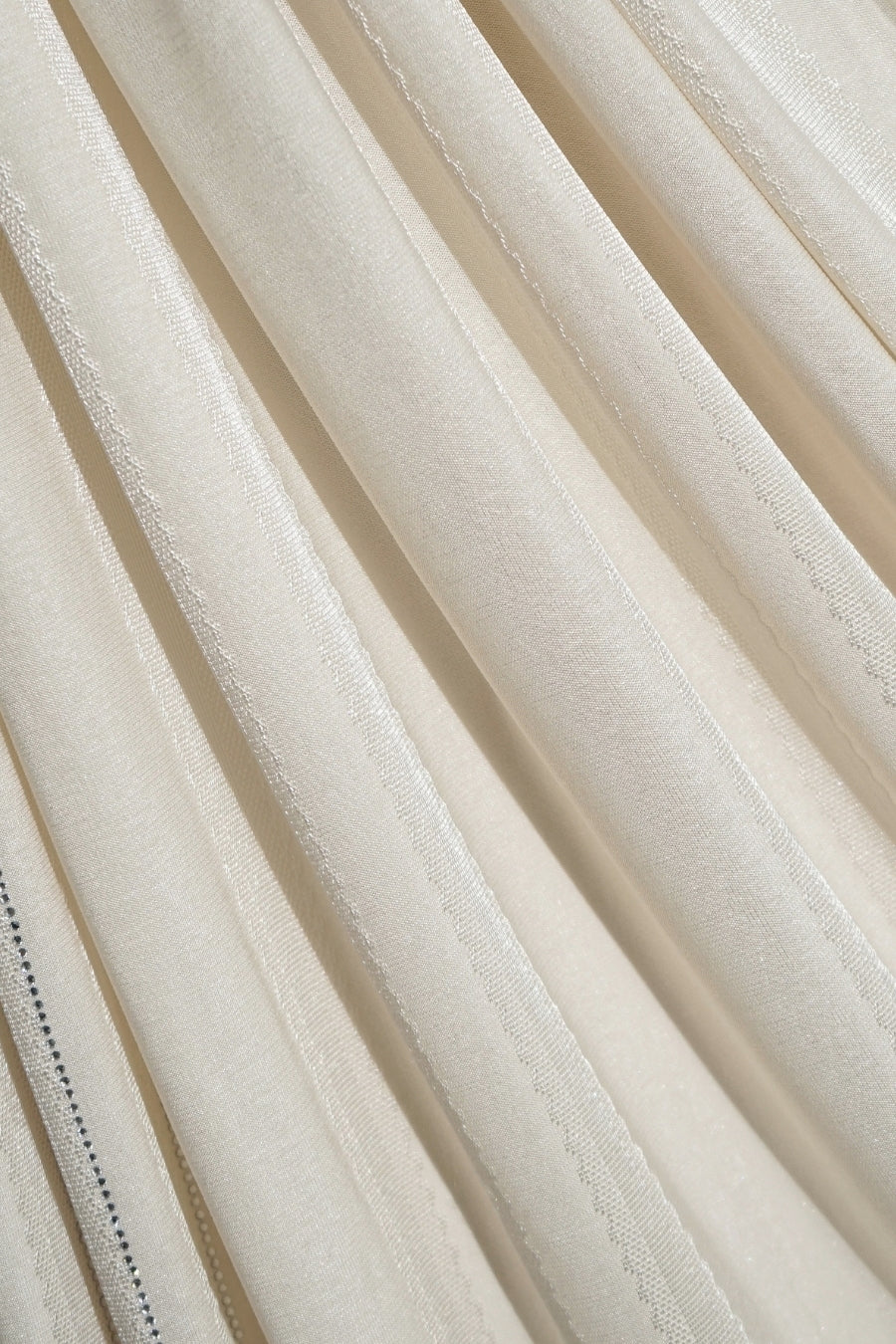 Stone Linear Jersey Hijab - Ivory