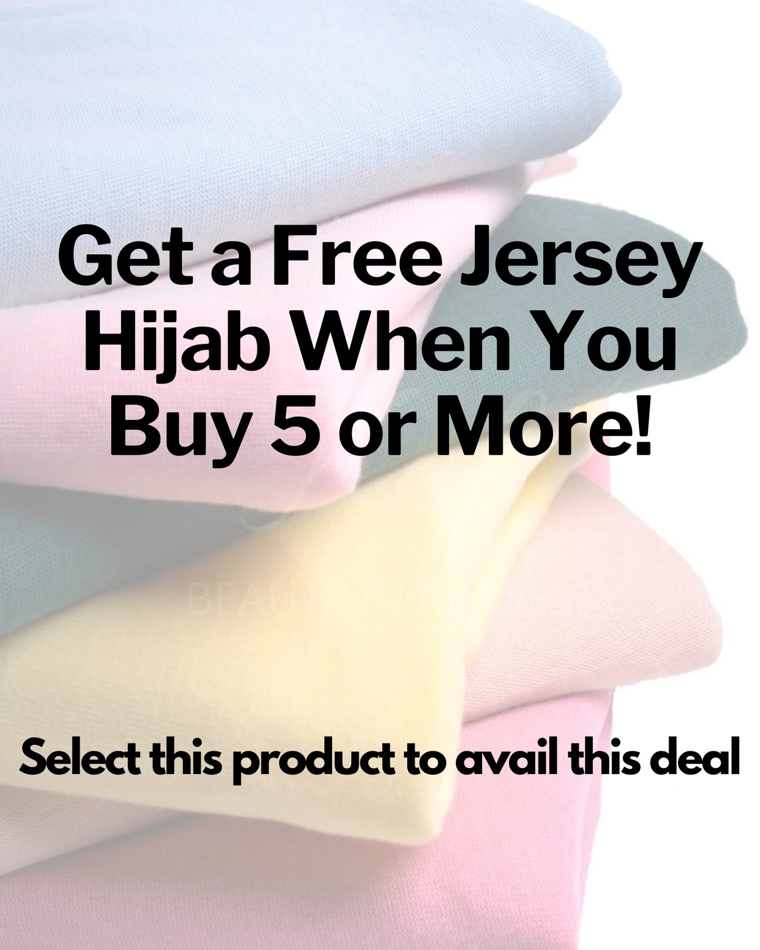 Jersey Hijabs - Buy 5 Get 1 Free