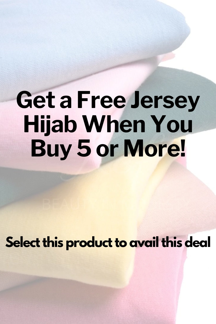 Jersey Hijabs - Buy 5 Get 1 Free