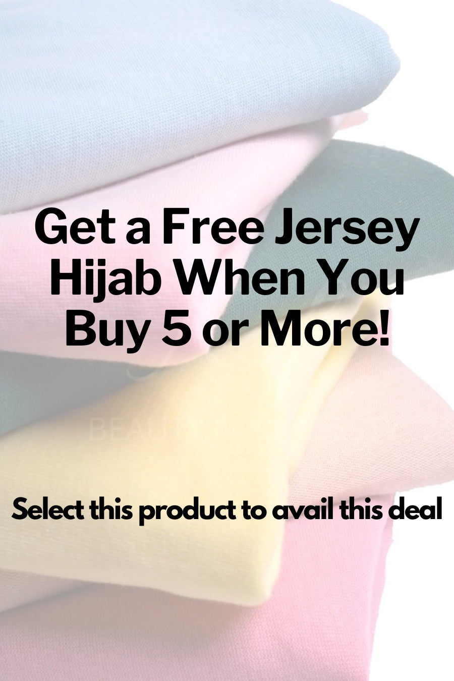 Jersey Hijabs - Buy 5 Get 1 Free