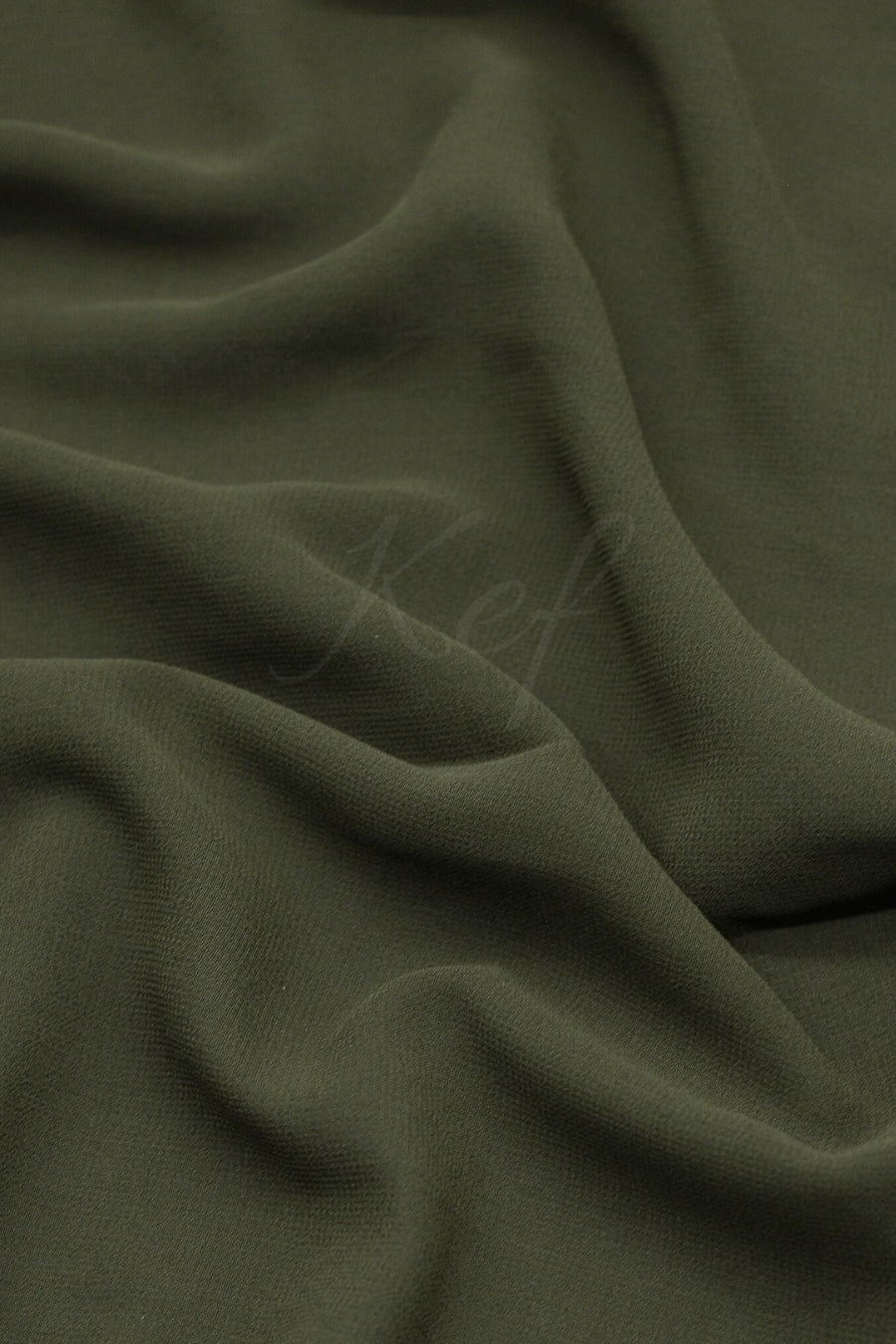 Georgette Hijab - Jungle Green