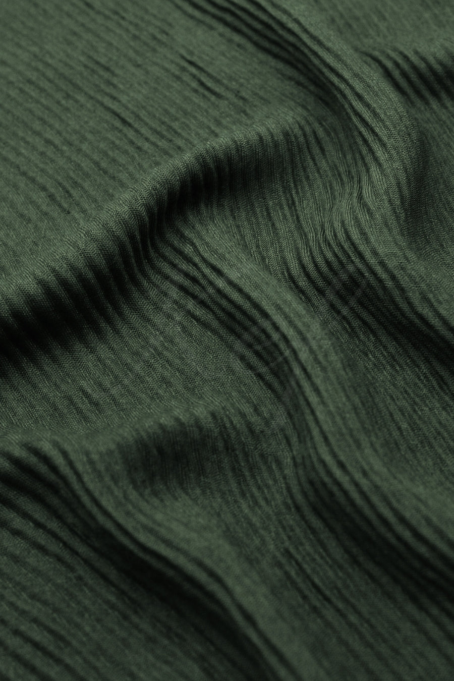 Crinkle Lawn Hijab - Jungle Green