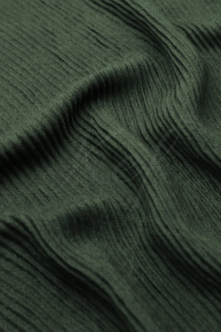 Crinkle Lawn Hijab - Jungle Green