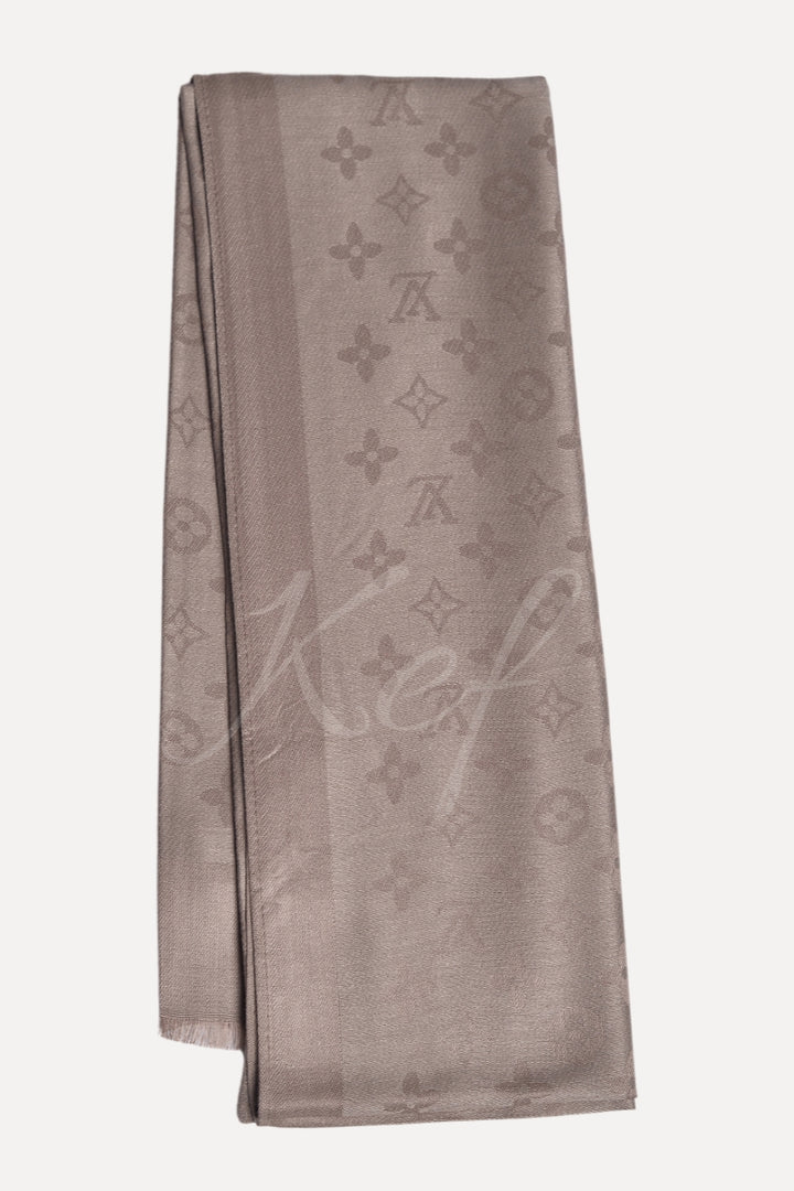 LV Cashmere Hijab -  Khaki