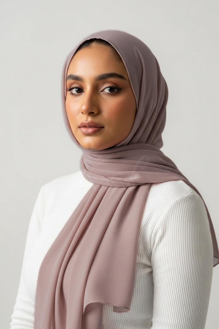 Georgette Hijab - Lavender