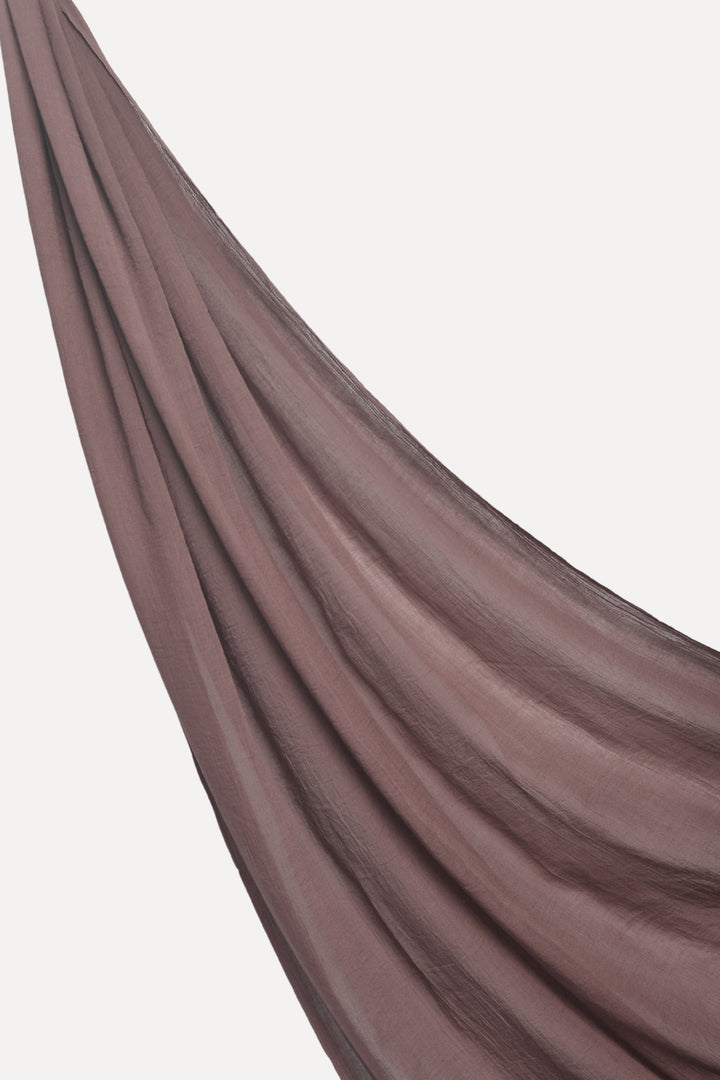Soft Crumpled Lawn Hijab - Lavender