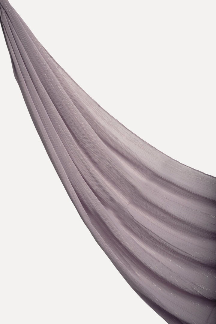 Metallic Chiffon - Lavender
