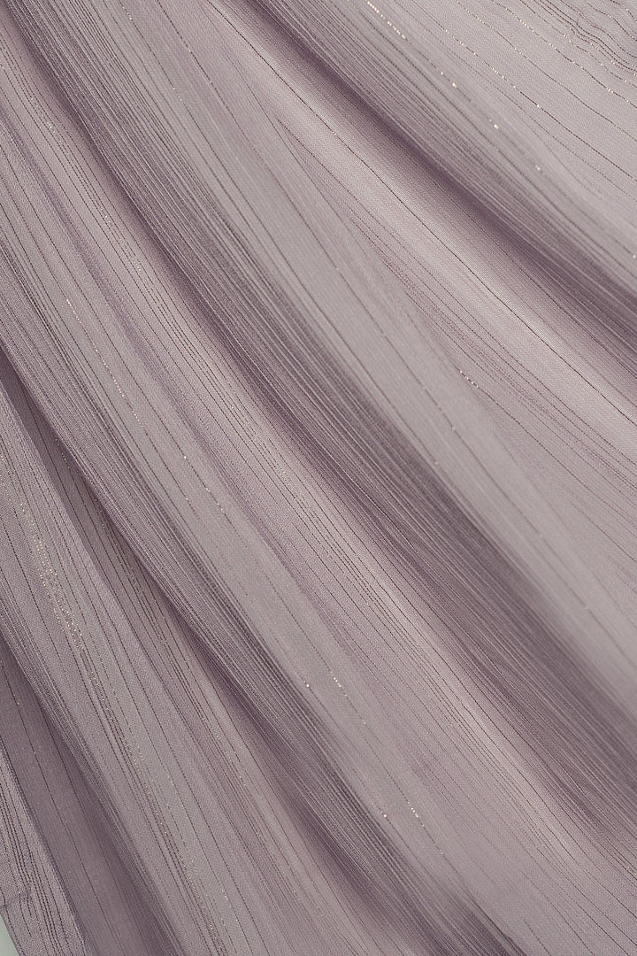 Metallic Chiffon - Lavender